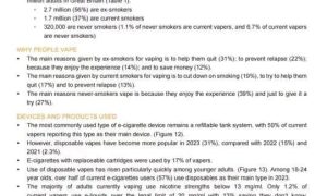 英国市场最新数据：电子烟民470万，31%使用一次性缩略图