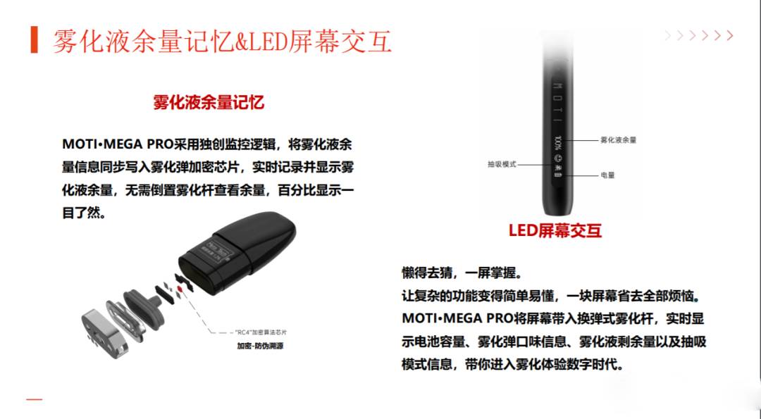 moti魔笛MEGA Pro电子烟:LED屏幕交互与烟弹烟液余量记忆 moti魔笛MEGA Pro电子烟:LED屏幕交互与烟弹烟液余量记忆