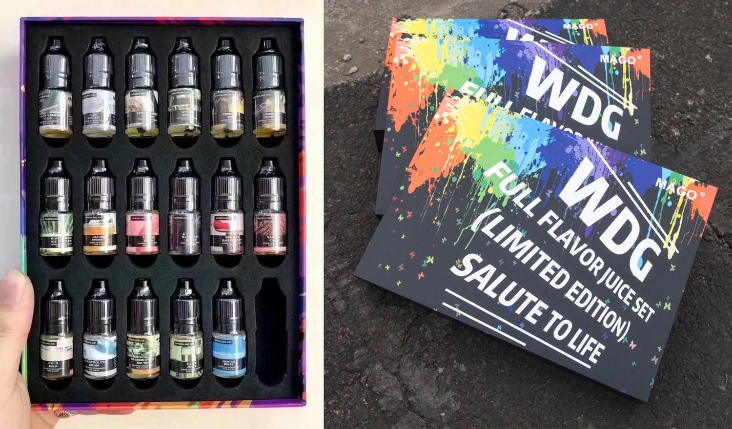 WDG 系列 【丁盐小烟油】 有哪些口味？价格是多少？