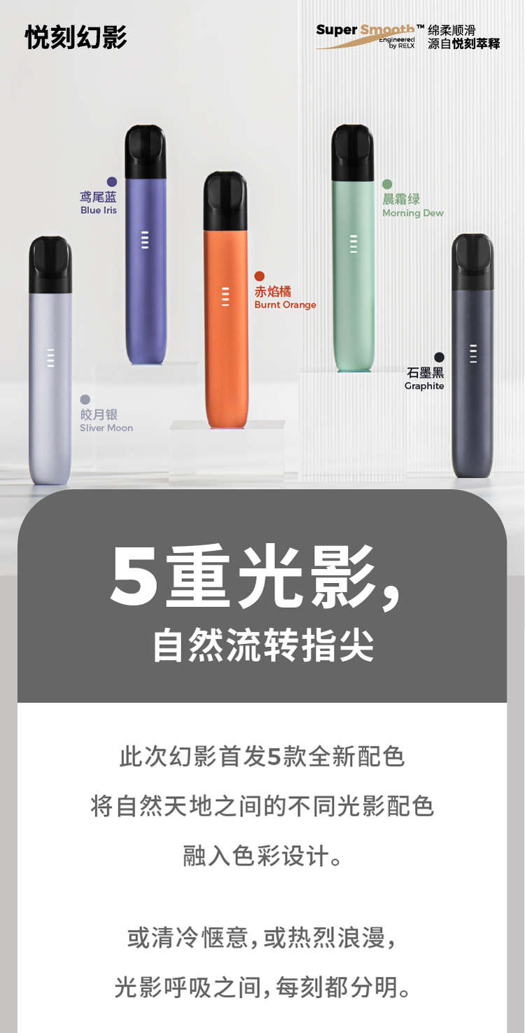 锐刻五代幻影换弹电子烟产品配置参数介绍 锐刻五代幻影换弹电子烟产品配置参数介绍