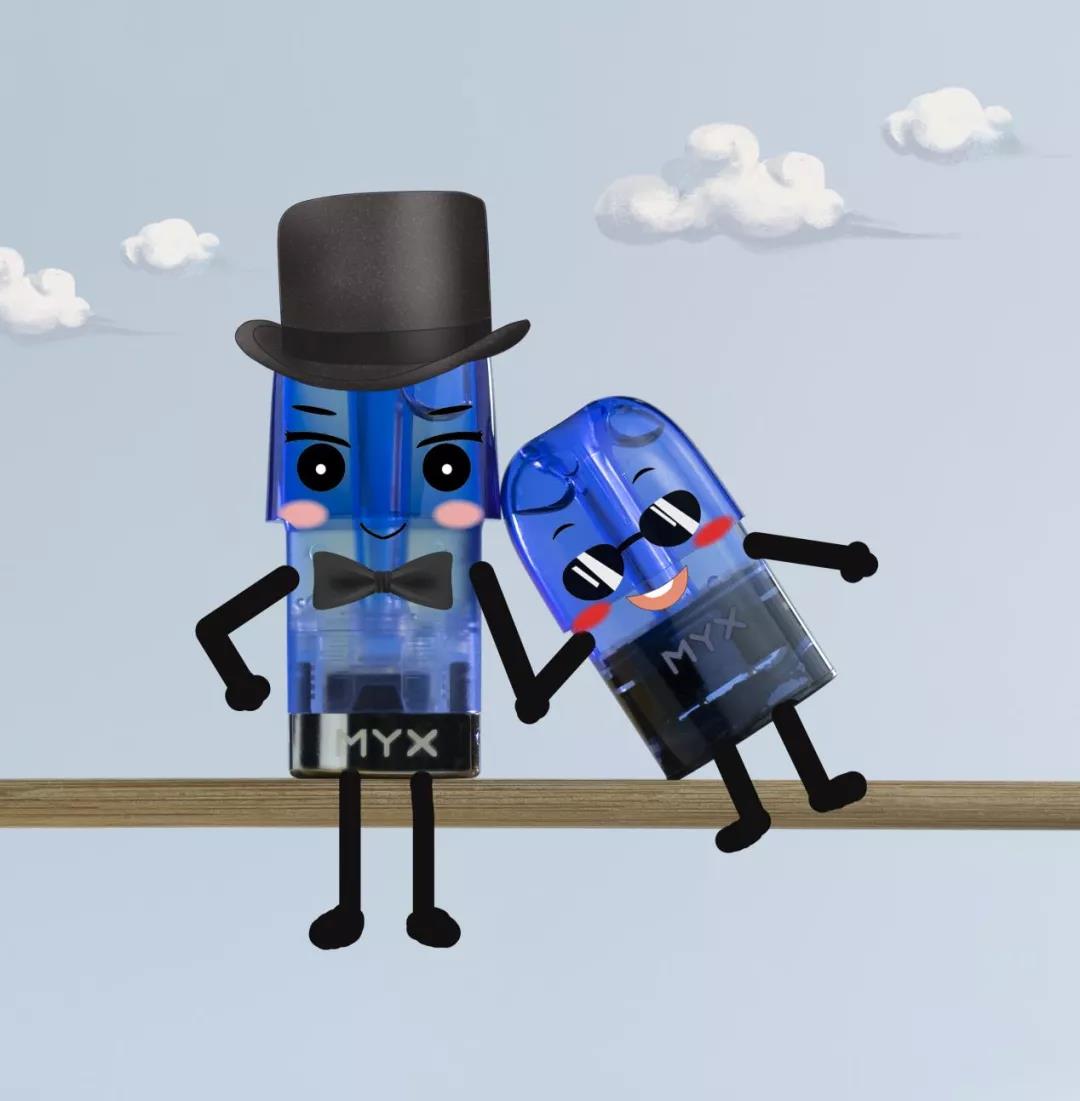 MYX觅电子烟推出蓝小杯烟弹