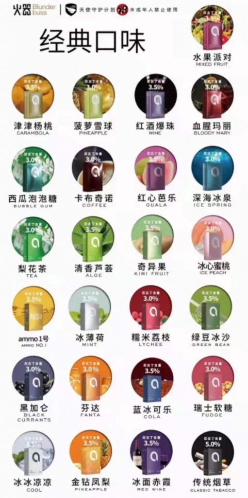 火器ammo口味排行：火器ammo哪个口味最亮？