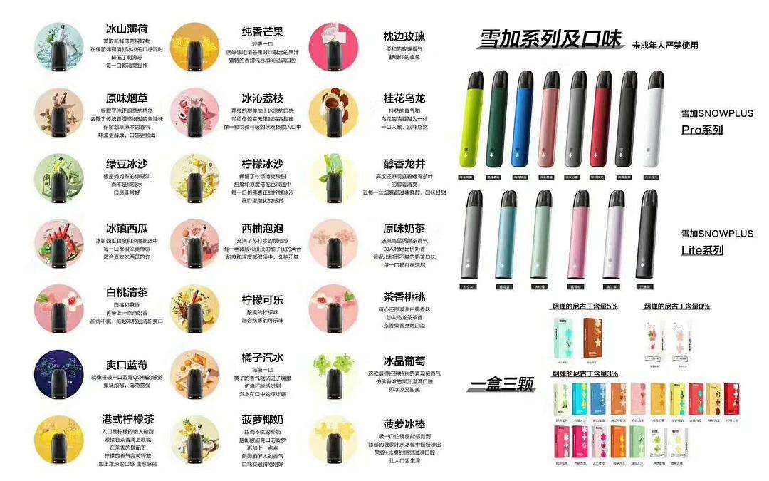 雪加SNOWPLUS Pro口味评测（雪加烟弹口味哪个好？）