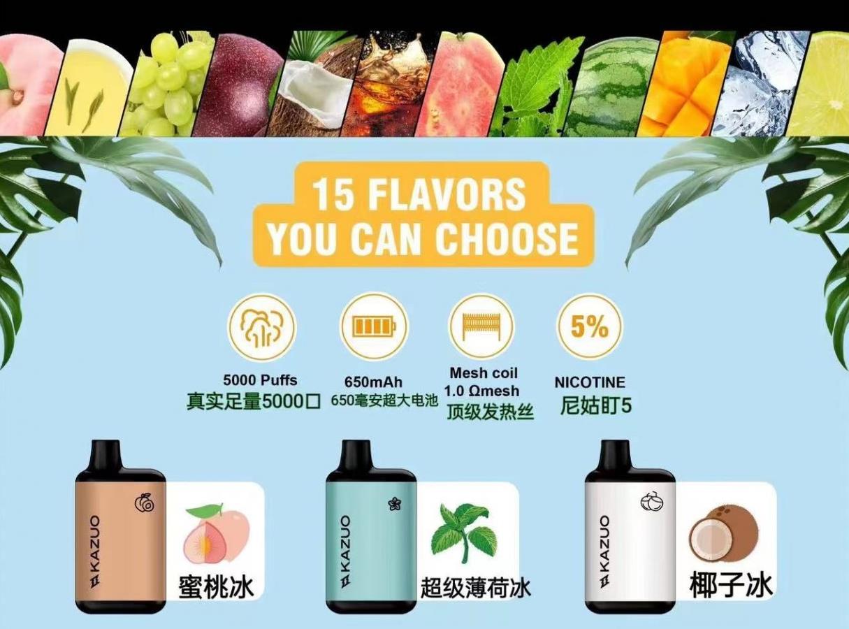 kazuo一次性电子烟6000口怎么样？