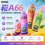 崧A66 16000口一次性电子烟评测：双口味独立油仓，滑动切换更方便